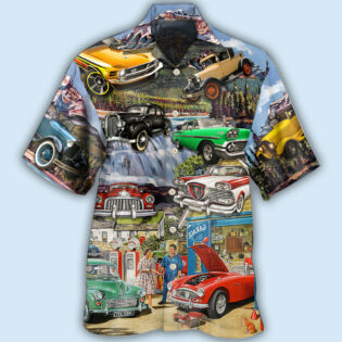Car Classic Car Life Style - Hawaiian Shirt - Owl Ohh - Owl Ohh