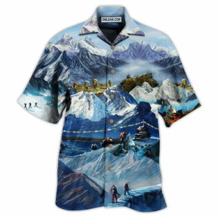 Climb The Snow Mountains Are Calling I Must Go - Hawaiian Shirt - Owl Ohh - Owl Ohh