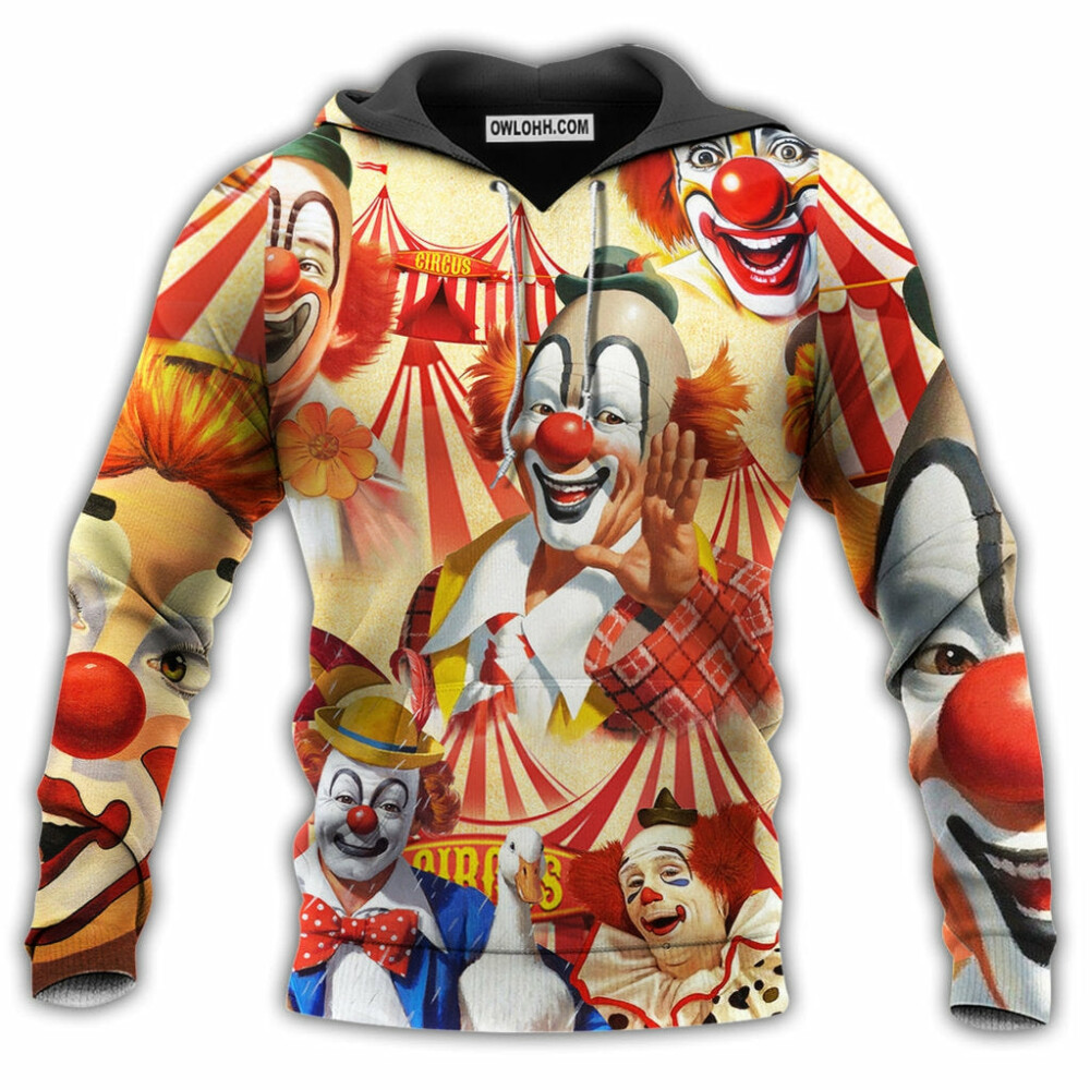 Clown Funny Happy So Amazing - Hoodie - Owl Ohh - Owl Ohh