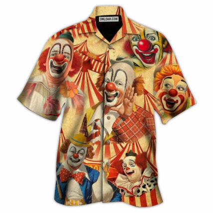 Clown Funny Happy Funny Life - Hawaiian Shirt - Owl Ohh - Owl Ohh