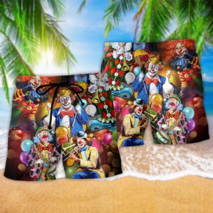 Clown Happiness Funny Style - Beach Short - Owl Ohh - Owl Ohh