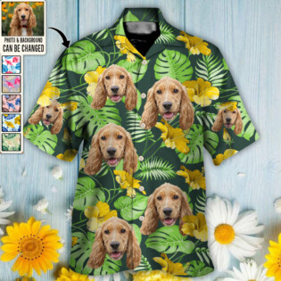 Dog Lucky You Want Tropical Custom Photo - Hawaiian Shirt - Personalized Photo Gifts-Owl Ohh
