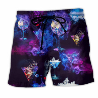 Cocktail Amazing Purple Style - Beach Short - Owl Ohh - Owl Ohh