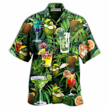 Cocktail And Fruit Hello Summer - Hawaiian Shirt - Owl Ohh - Owl Ohh
