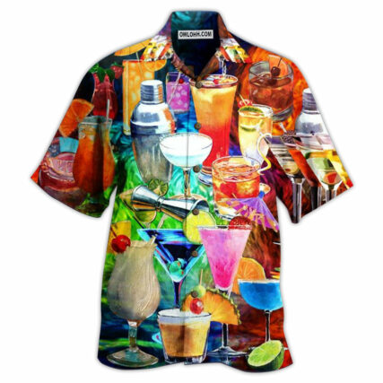 Cocktail Fruit Colorful Style - Hawaiian Shirt - Owl Ohh - Owl Ohh