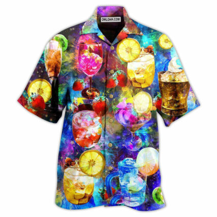 Cocktail Life Is A Crazy Mixture Of Cocktail - Hawaiian Shirt - Owl Ohh - Owl Ohh