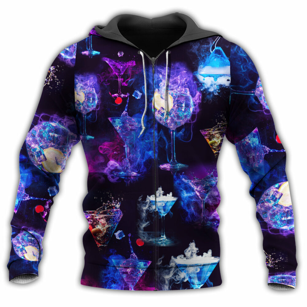 Cocktail Love The Moon Purple Mysterious - Hoodie - Owl Ohh - Owl Ohh