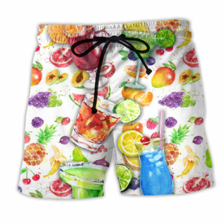 Cocktail Margarita Colorful Summer - Beach Short - Owl Ohh - Owl Ohh
