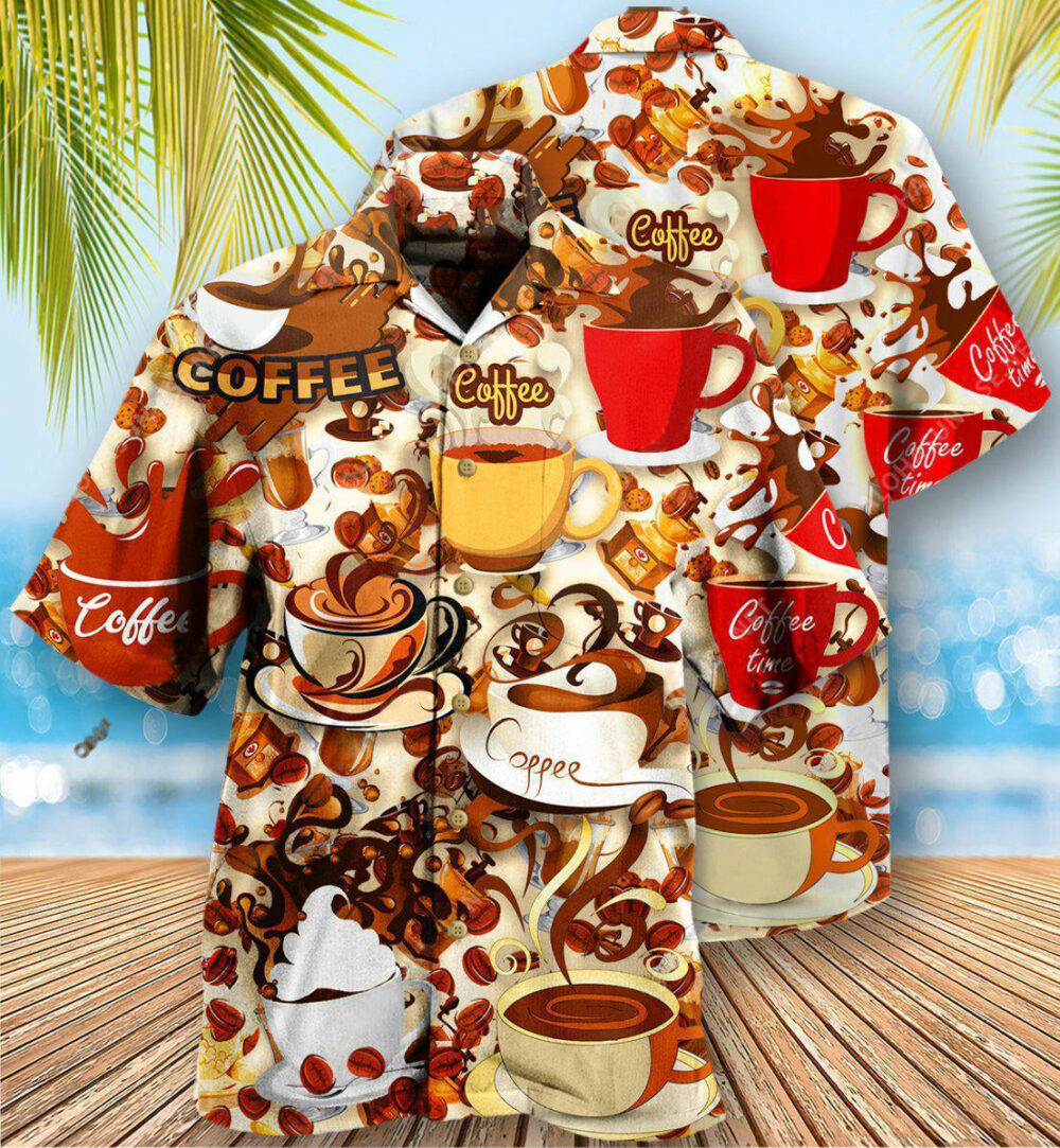 Coffee Everything Gets Better With Coffee - Hawaiian Shirt - Owl Ohh - Owl Ohh