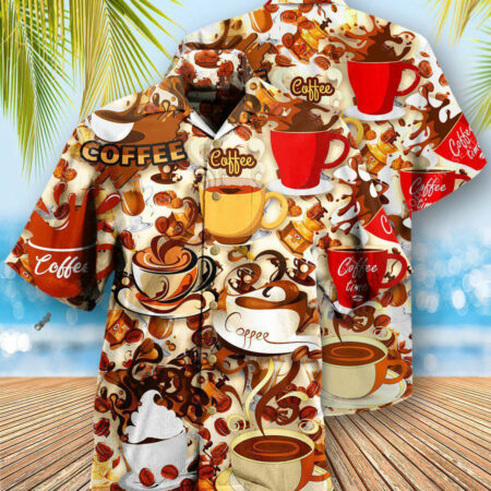 Coffee Everything Gets Better With Coffee - Hawaiian Shirt - Owl Ohh - Owl Ohh