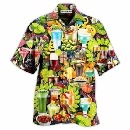 Cocktail All You Need Is Fruit Cocktail - Hawaiian Shirt - Owl Ohh - Owl Ohh