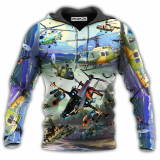 Combat Aircraft Blue Sky Line - Hoodie - Owl Ohh - Owl Ohh