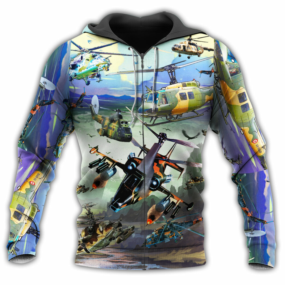 Combat Aircraft Blue Sky Line - Hoodie - Owl Ohh - Owl Ohh