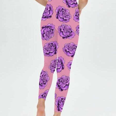 I AM A SWEET GIRL BUT IF YOU PISS ME OFF PURPLE ROSE ALL OVER PRINT - TLNO1302235