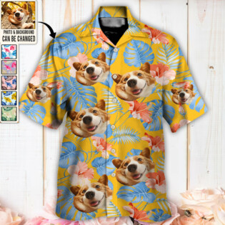 Dog Lucky You Want Tropical Custom Photo - Hawaiian Shirt - Personalized Photo Gifts-Owl Ohh
