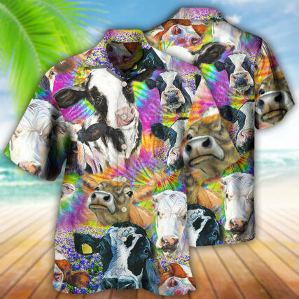 Cow Easily Distracted By Cows - Hawaiian Shirt - Owl Ohh - Owl Ohh