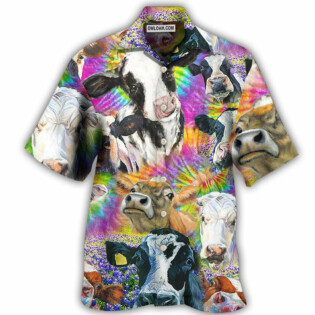 Cow Easily Distracted By Cows - Hawaiian Shirt - Owl Ohh - Owl Ohh