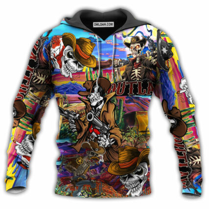 Cowboy Pirates Skull Love Life Cool - Hoodie - Owl Ohh - Owl Ohh