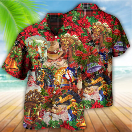 Cowboy Santa Christmas Red Style - Hawaiian Shirt - Owl Ohh - Owl Ohh