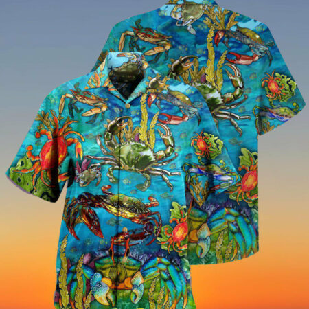 Crab Animals Life Is Better With A Crab - Hawaiian Shirt - Owl Ohh - Owl Ohh