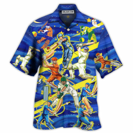 Cricket Lets Play Cricket - Hawaiian Shirt - Owl Ohh - Owl Ohh