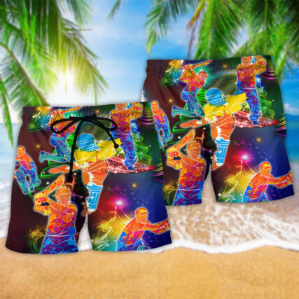 Cricket Life Is Better With Cricket Merry Christmas - Beach Short - Owl Ohh - Owl Ohh