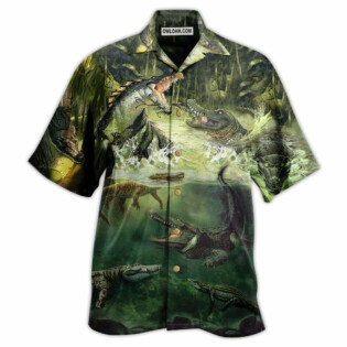 Crocodile Amazing Alligator - Hawaiian Shirt - Owl Ohh - Owl Ohh