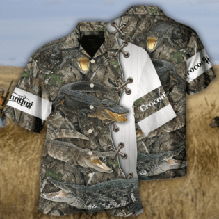 Hunting Crocodile Hunting Cool - Hawaiian Shirt - Owl Ohh - Owl Ohh