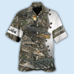 Hunting Crocodile Hunting Cool - Hawaiian Shirt - Owl Ohh - Owl Ohh