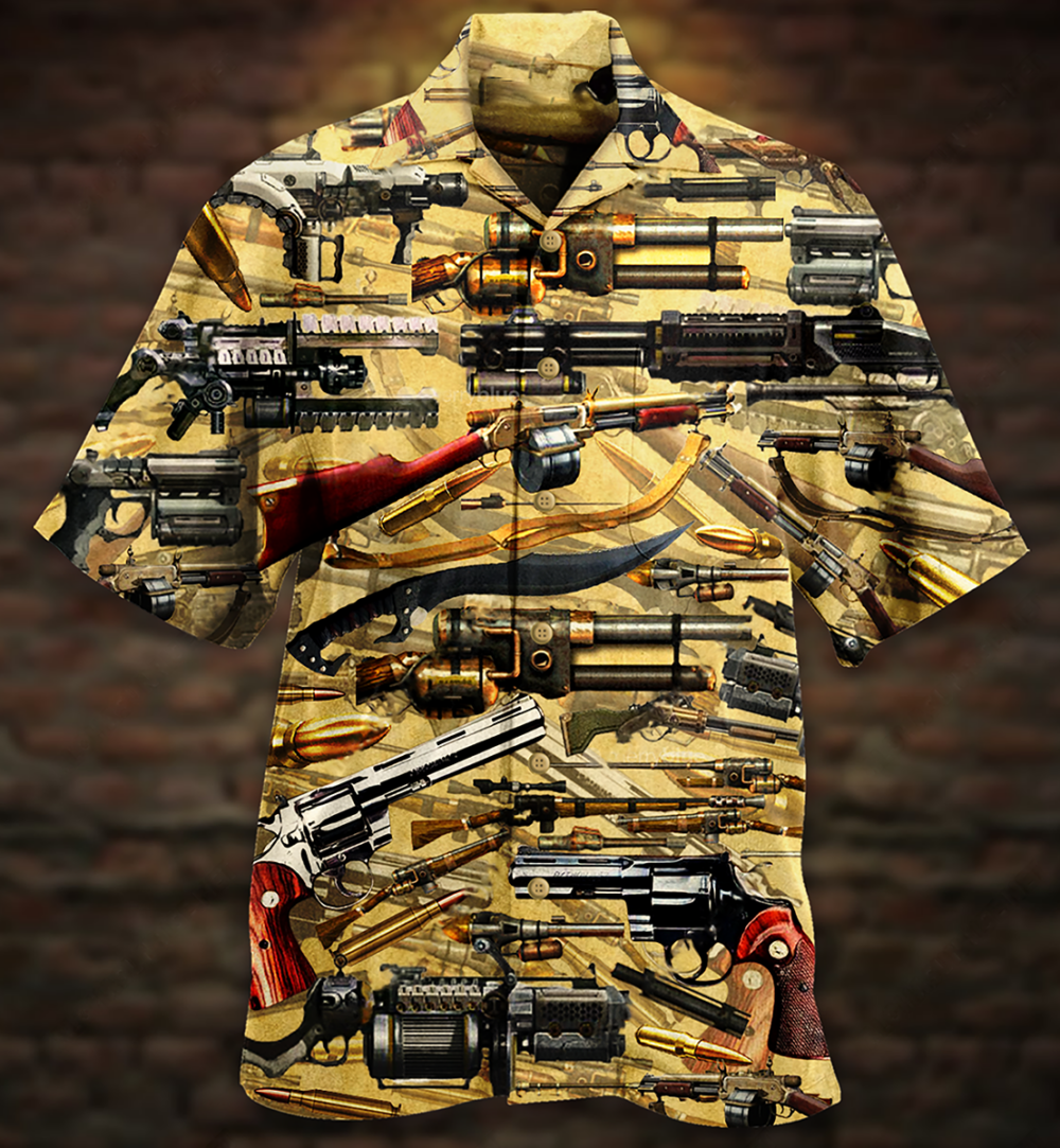 Gun It's About How To How To Hold It Coolest - Hawaiian Shirt - Owl Ohh - Owl Ohh