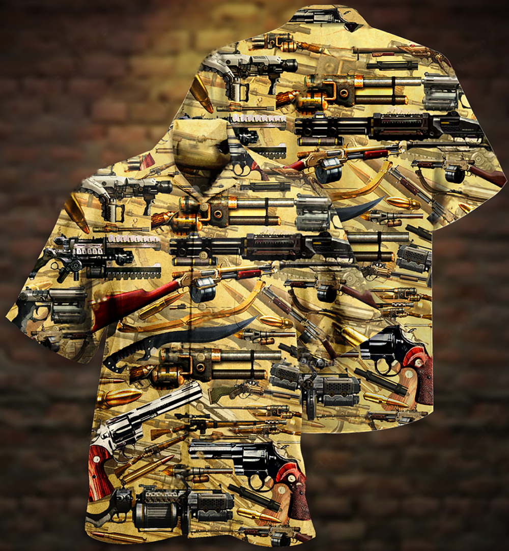 Gun It's About How To How To Hold It Coolest - Hawaiian Shirt - Owl Ohh - Owl Ohh