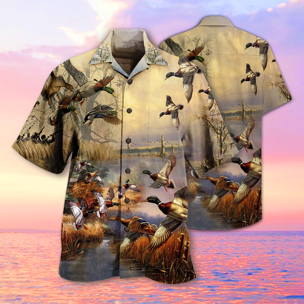 Duck Amazing Vintage Wild Duck - Hawaiian Shirt - Owl Ohh - Owl Ohh