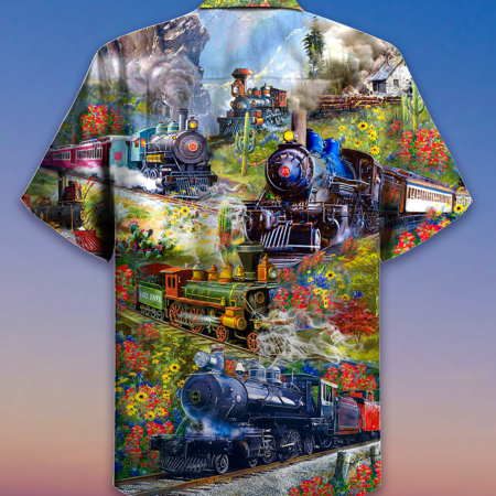 Train On Spring Hill - Hawaiian Shirt - Owl Ohh - Owl Ohh