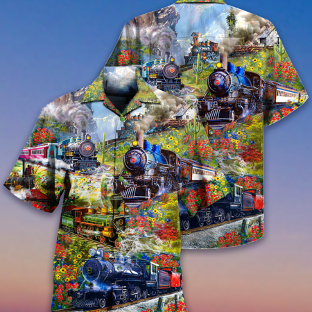 Train On Spring Hill - Hawaiian Shirt - Owl Ohh - Owl Ohh