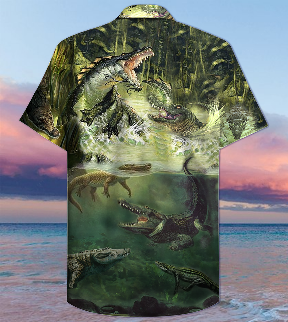 Crocodile Amazing Alligator - Hawaiian Shirt - Owl Ohh - Owl Ohh