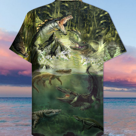 Crocodile Amazing Alligator - Hawaiian Shirt - Owl Ohh - Owl Ohh