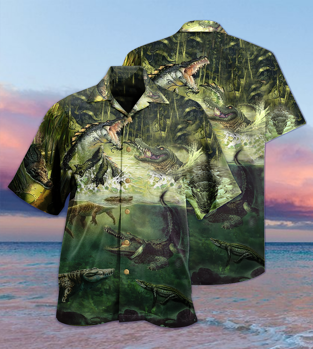 Crocodile Amazing Alligator - Hawaiian Shirt - Owl Ohh - Owl Ohh