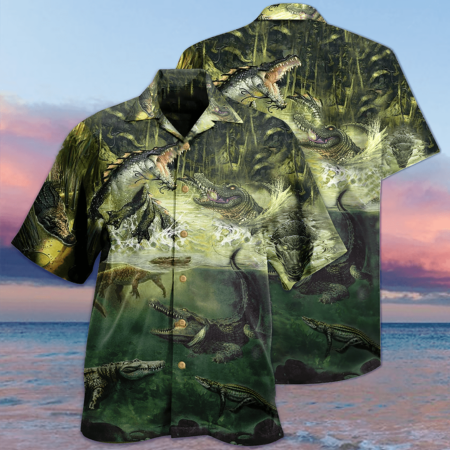 Crocodile Amazing Alligator - Hawaiian Shirt - Owl Ohh - Owl Ohh