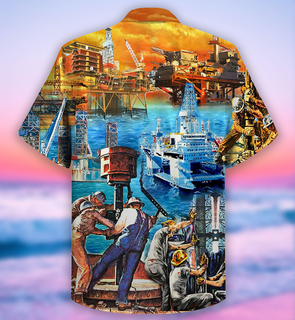 Oil Field Drill Till It Squirts Oil Field - Hawaiian Shirt - Owl Ohh - Owl Ohh