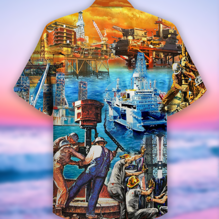 Oil Field Drill Till It Squirts Oil Field - Hawaiian Shirt - Owl Ohh - Owl Ohh