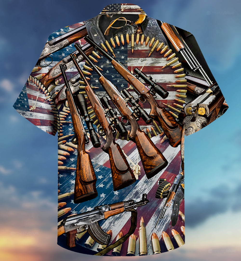 Gun Make No Mistake About It, It's American Control - Hawaiian Shirt - Owl Ohh - Owl Ohh