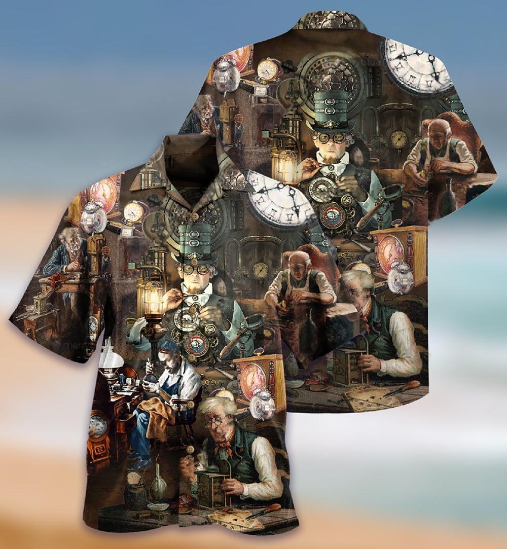 Watchmaker Skillfull Hands Of Excellent Watchmakers - Hawaiian Shirt - Owl Ohh - Owl Ohh