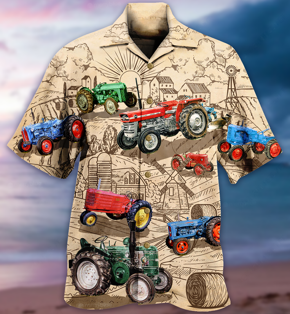 Tractor You Can Never Have Too Many Tractors - Hawaiian Shirt - Owl Ohh - Owl Ohh