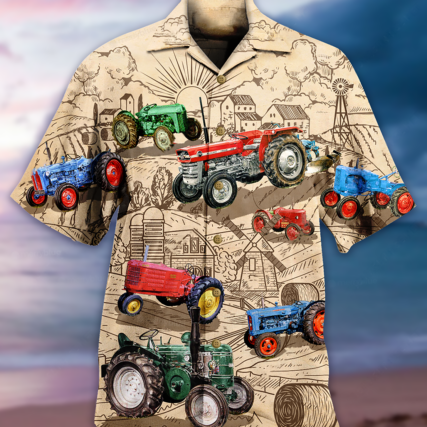 Tractor You Can Never Have Too Many Tractors - Hawaiian Shirt - Owl Ohh - Owl Ohh