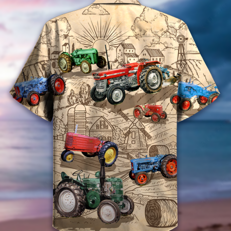 Tractor You Can Never Have Too Many Tractors - Hawaiian Shirt - Owl Ohh - Owl Ohh