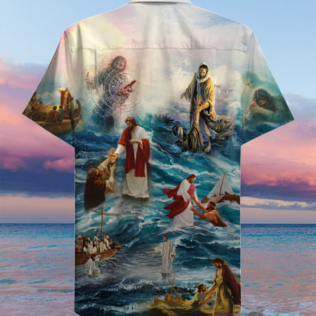Jesus Saved My Life - Hawaiian Shirt - Owl Ohh - Owl Ohh