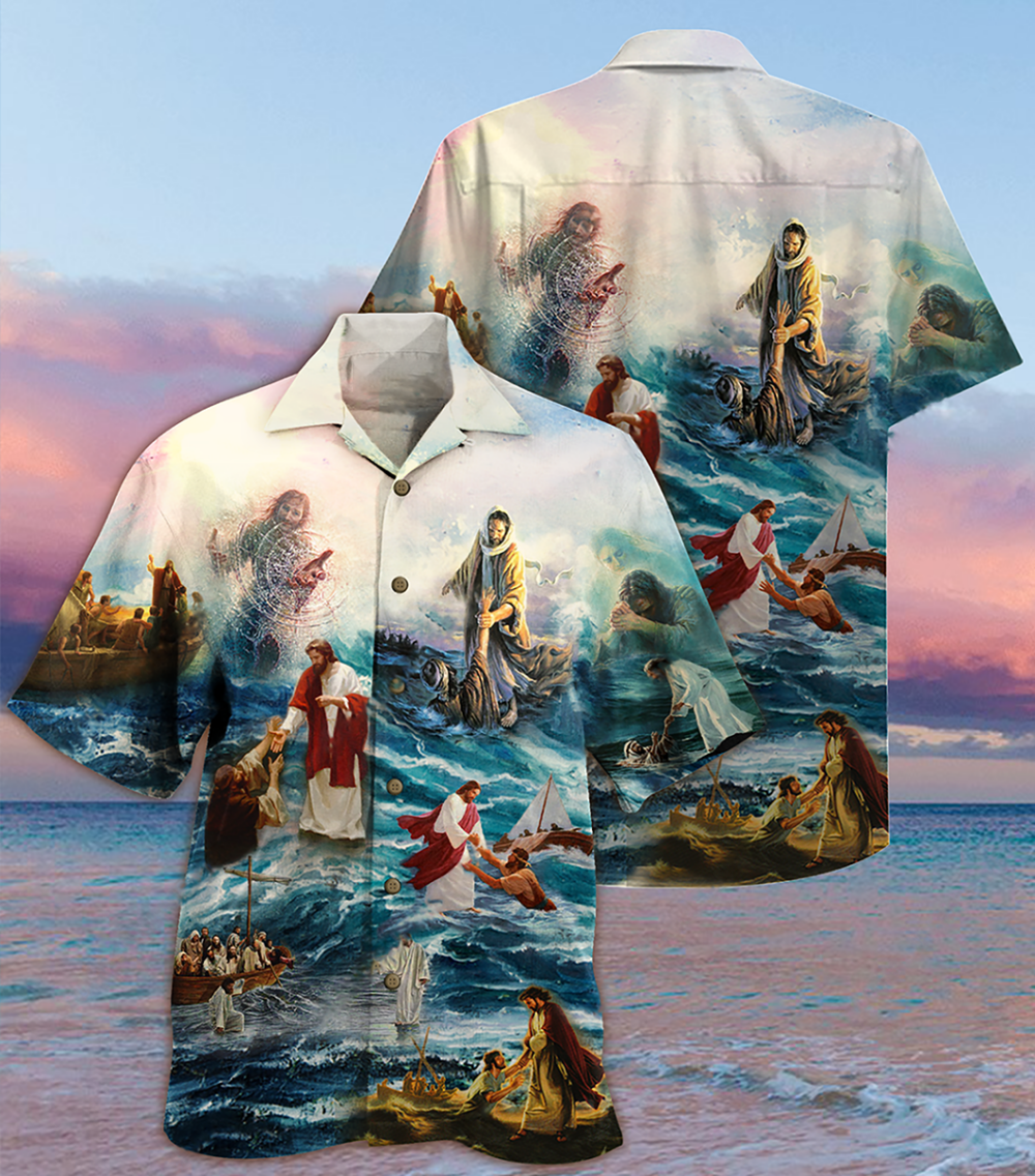 Jesus Saved My Life - Hawaiian Shirt - Owl Ohh - Owl Ohh