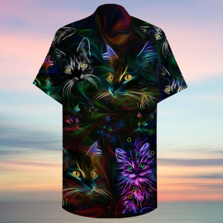 Cat Lovely Don't Care - Hawaiian Shirt - Owl Ohh - Owl Ohh