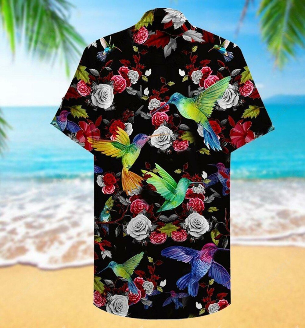 Hummingbird Amazing Floral - Hawaiian Shirt - Owl Ohh - Owl Ohh