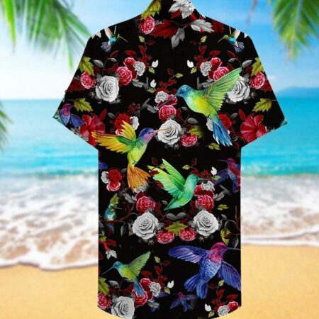 Hummingbird Amazing Floral - Hawaiian Shirt - Owl Ohh - Owl Ohh